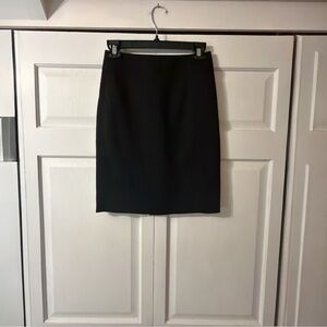 White House Black Market Black Pencil Skirt Size 0 Work Career